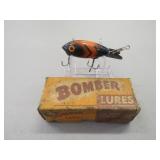 Bomber Wood Vintage Fishing Lure with Box