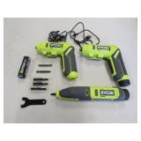 PARTS LOT* RIDGID CORLESS TOOLS SCREWDRIVER ROTARY