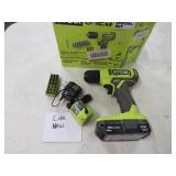 RYOBI 18V CORDLESS  DRILL CHARGER BATTERY PCL201