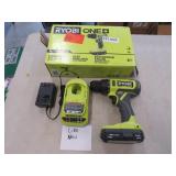RYOBI 18V CORDLESS DRILL BATTERY CHARGER PCL206