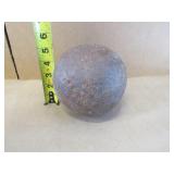 22 POUND ANTIQUE CANNON BALL LARGE