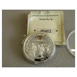 .999 Silver Round WWII Amrican Mint