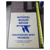 National WIldlife Refuge sign