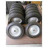 lot of 12 8' dolley hand truck replacement wheels