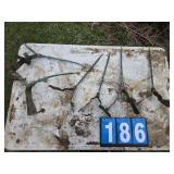 copper lightning rods lot of 6