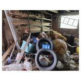 contents of the corner of the barn