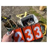 tow straps slings jumpercables harnesses