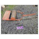 David Bradley lawn roller stand on model