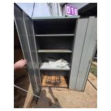 large metal storage cabinet
