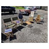 vintage folding lawn chairs