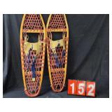 wood snow shoes