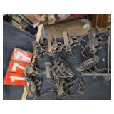 lot of 10  spring closed traps victor