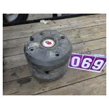 wheelhorse wheel weights for tractor
