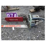 Homelite chainsaw vintage