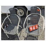 4 outdoor chairs