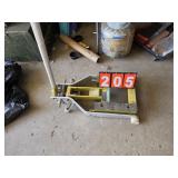 Motorcycle jack lift works
