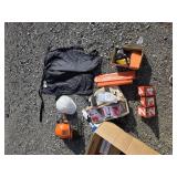 chainsaw items chaprs helmet blades misc parts