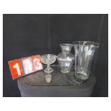 vase candy dish lot