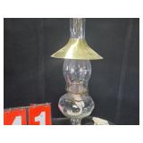 tall kerosene lamp with hat and doyle