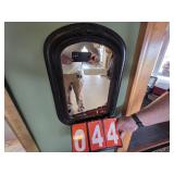 pair of antique mirrors wood