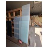 1/4 white Lami safety glass 4 pcs