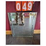 bevelled glass mirror rectangle