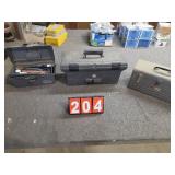 3 toolboxes