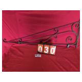 wrought iron sign holder