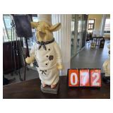 big chef statue