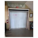 power retractable double door screen