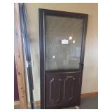 storm door brown new seaway classic delux