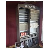 Display shelf for blinds lighted