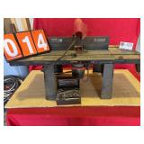 Craftsman router table and router