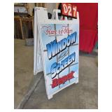 folding sign