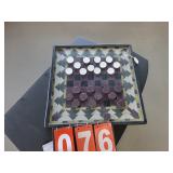 rustic checker board