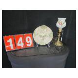 Clock and lamp