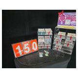 Jewelry and stained glass angle lot
