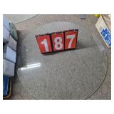 round glass table top 27x 1/4