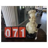 Chef statue