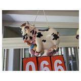 hanging  baby cow
