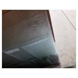stained and textured glass several sheets