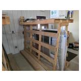 wood rack no contents