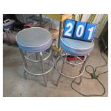 2 shop stools