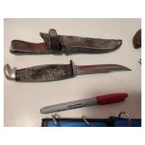 case XX fixed blade and othe knife