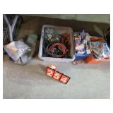 wire outlet covers and misc under table