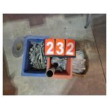 bolts hardware door parts