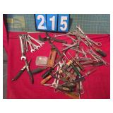 wrenches and screwdriver lot