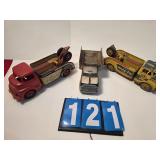 MARX toe truck and dump truck lot pressed steel n