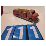 VFD firetruck tin toy