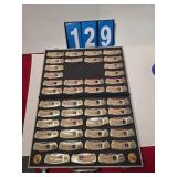 case full of presidential knives